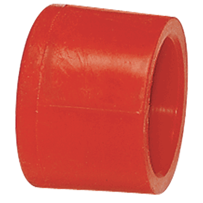 1/2" Cap, Socket, Red, PVDF, Schedule 80
