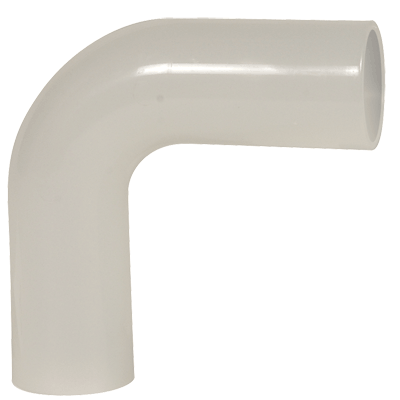 3" 90 Elbow Extended Leg Butt-Fusion Natural Polypropylene