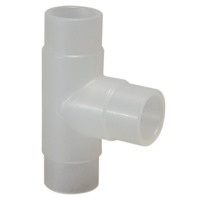 3/4" Tee Butt-Fusion Natural Polypropylene