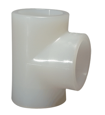 1-1/4" Tee Socket Natural Polypropylene