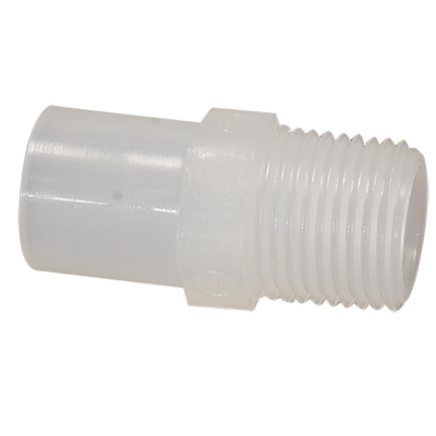 1-1/2" Adapter MPT x Butt-Fusion Natural Polypropylene