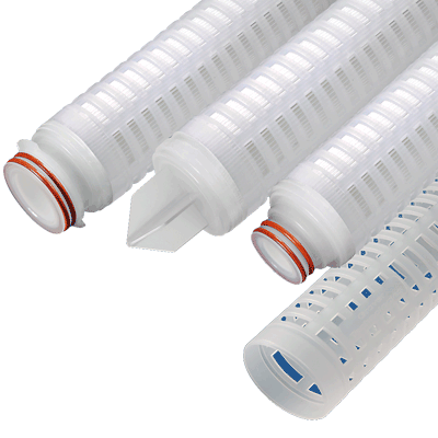 Graver Technologies QMA Series Filter Cartridge, 0.2 Micron, 20" Length, Single Open End, Internal O-Ring with Silicone Seals