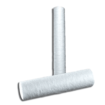 Purtrex Depth Filter, 10 Micron, 40" Length, Plain End with No Gasket Seals