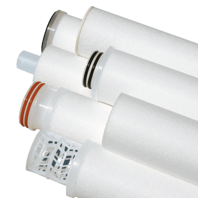 Graver Technologies Stratum C Series Filter Cartridge, 0.5 Micron, 30" Length, Direct Bond Santoprene Gaskets with Santoprene Seals