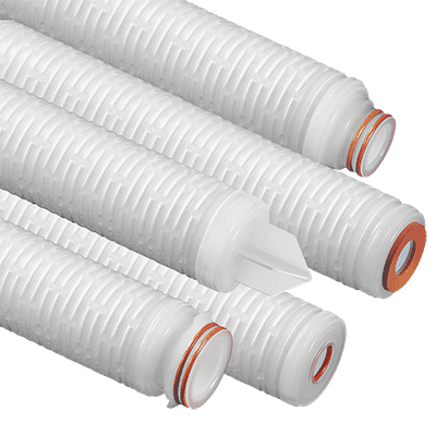 Graver Technologies ZTEC G Series Filter Cartridge, 0.2 Micron, 40" Length, 222/Flat Single Open End with Silicone Seals