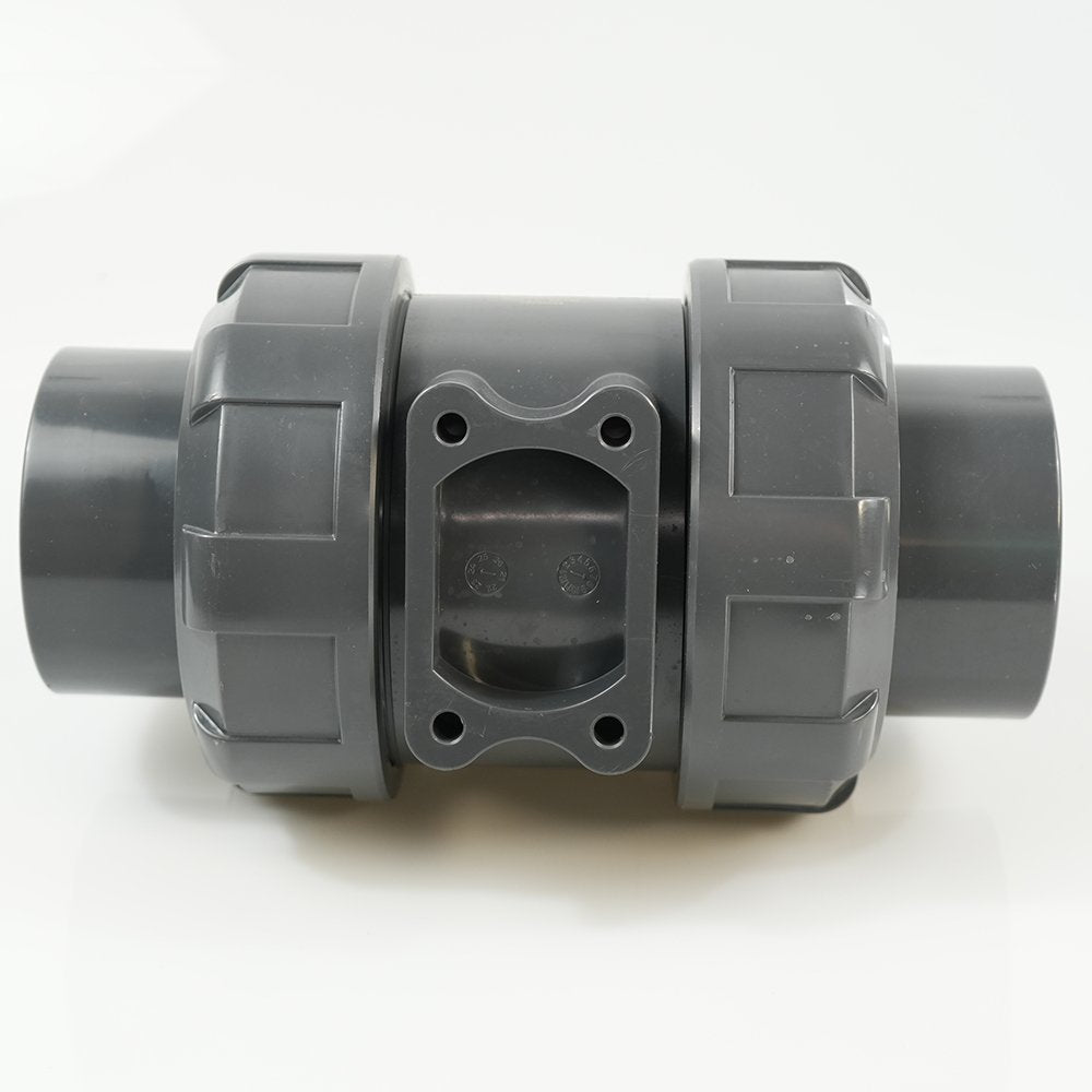 3" PVC True Union Ball Valve - Actuation Ready - FP-ISO-TUBV-S-030