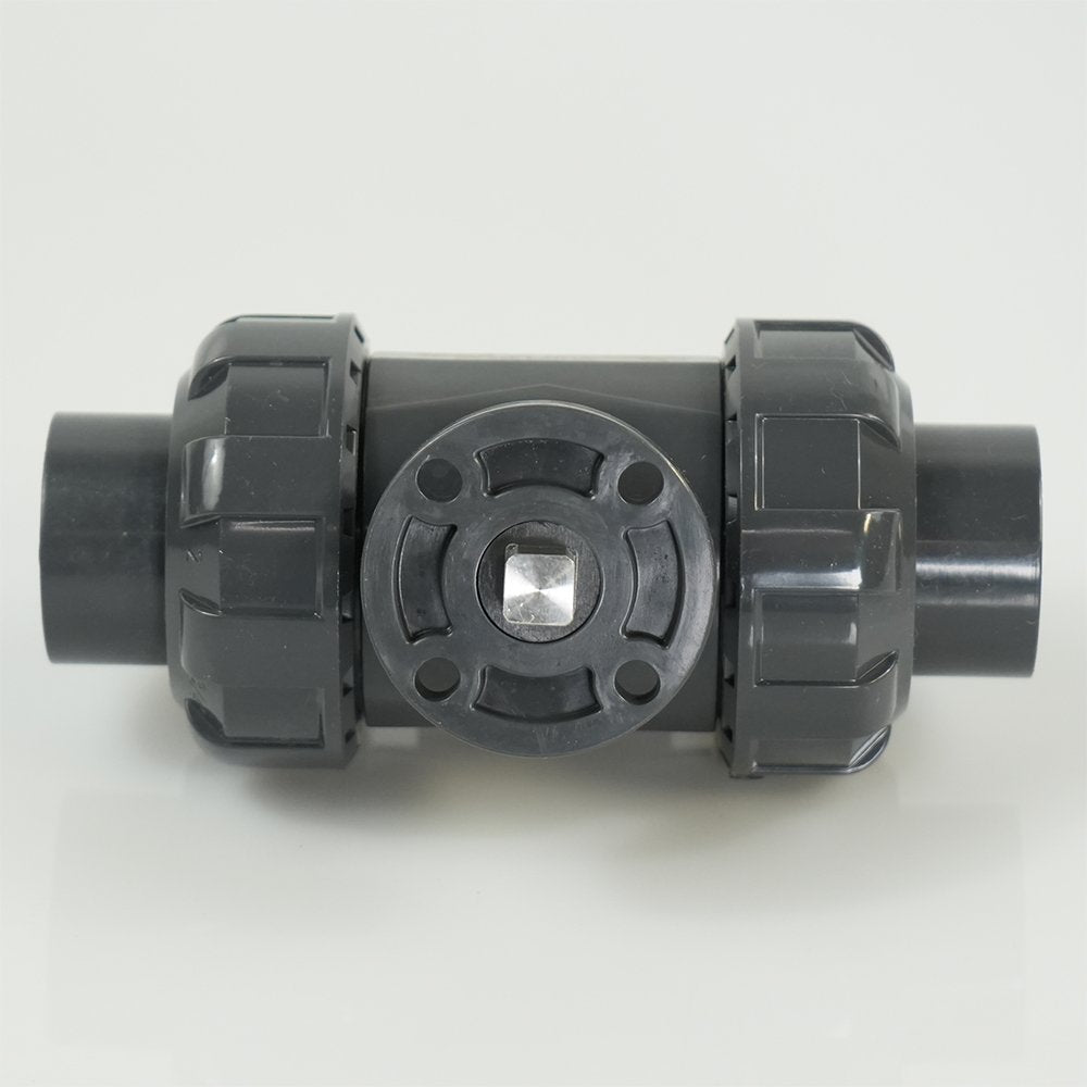 3/4" PVC True Union Ball Valve - Actuation Ready - FP-ISO-TUBV-ST-007