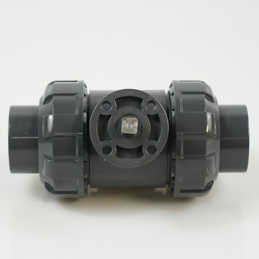1" PVC True Union Ball Valve - Actuation Ready - FP-ISO-TUBV-ST-010