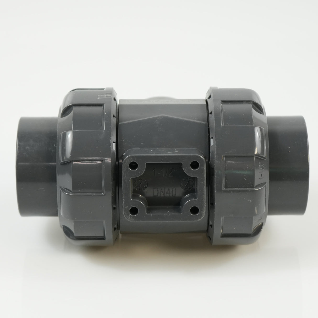 1-1/2" PVC True Union Ball Valve - Actuation Ready - FP-ISO-TUBV-ST-015