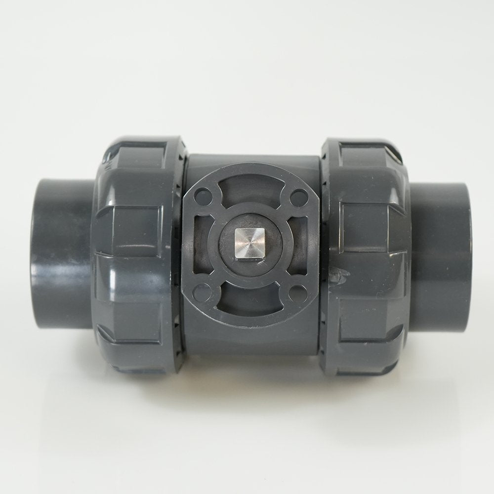 1-1/2" PVC True Union Ball Valve - Actuation Ready - FP-ISO-TUBV-ST-015