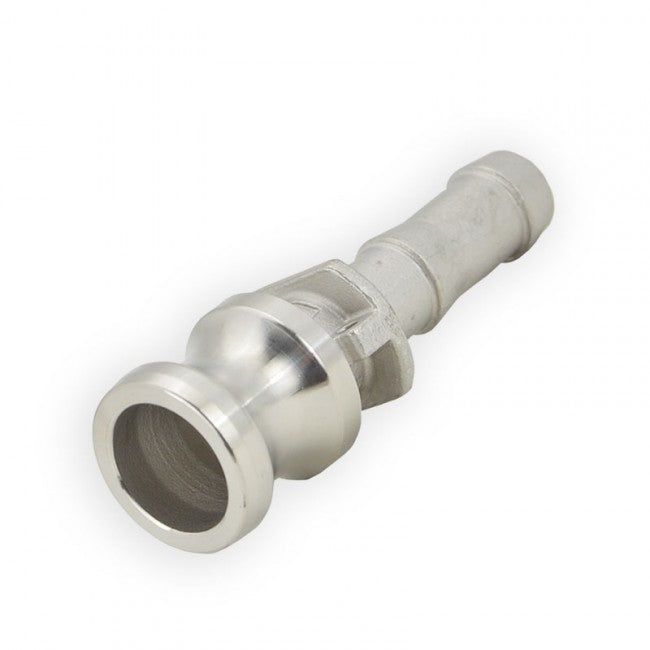 3/4" Flui-PRO 316 SS Camlock Fitting - Male Camlock x Hose Shank (FP-SS-E-75)