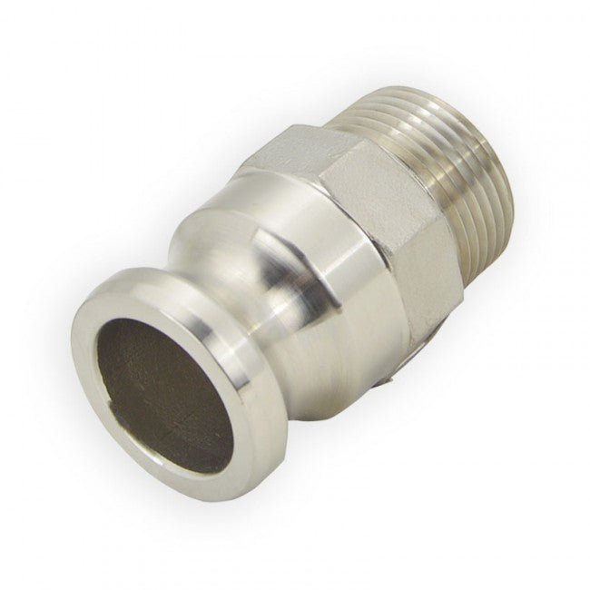 1-1/4" Flui-PRO 316 SS Camlock Fitting - Male Camlock x MNPT (FP-SS-F-125)