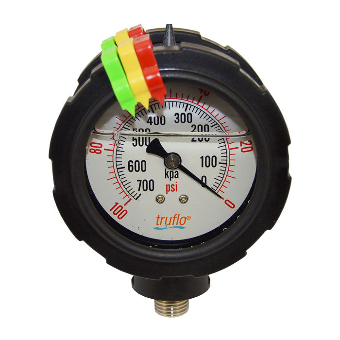 2-1/2" Truflo OBS Series Double-Sided Pressure Gauge