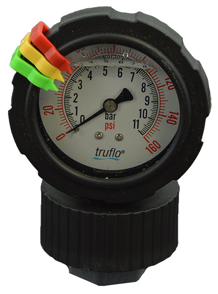 2-1/2" Truflo OBS Series Plastic Gauge & Isolator (OBS-P-0-160)