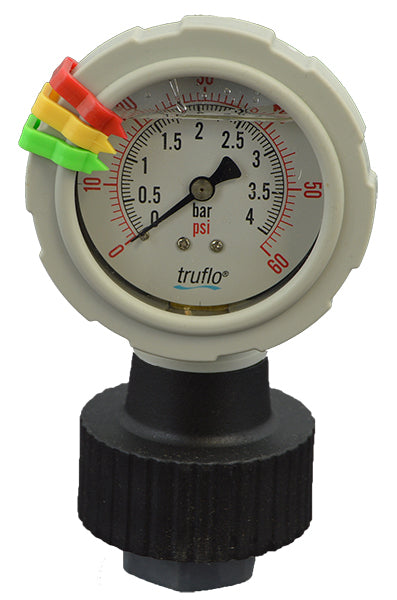 2-1/2" Truflo OBS Series Plastic Gauge & Isolator (OBS-R-P-60)
