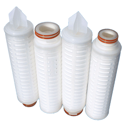 Graver Technologies ZTEC P Series Filter Cartridge, 0.2 Micron, 20" Length, 222/Fin Single Open End with Silicone Seals