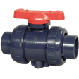 Asahi/America 2" CPVC Type 21 True Union Ball Valve, FKM O-rings, Flange Ends