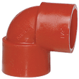 1" 90&#176 Elbow, Socket, Red, PVDF, Schedule 80