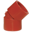 1/2" 45&#176 Elbow, Threaded, Red, PVDF, Schedule 80