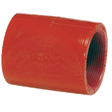 1-1/2" Coupling, Threaded, Red, PVDF, Schedule 80
