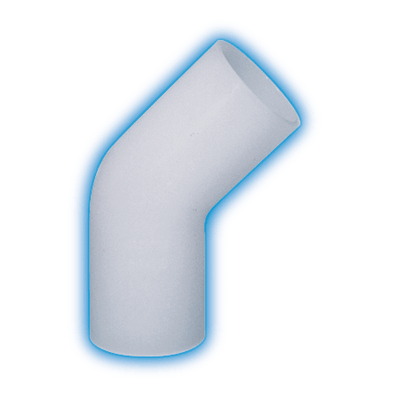 1/2" 45 Elbow Butt-Fusion Hp PVDF 230 psi