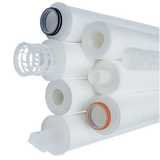 Graver Technologies Crystal MBF Series Filter Cartridge, 10 Micron, 10" Length, Cut Ends with No Gasket Seals