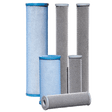 Premium Carbon Cartridges, Polyolefin Filter Media, 5 micron, 20" length, Double Open End with Pliable PVC seals
