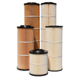 Premium Hurricane High Temp, Polyester Filter Media, 20 micron, 30-3/4" length, Double Open End with Buna-N seals