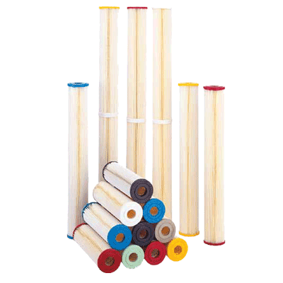 Premium Polyester Series, Polyester-Plus Filter Media, 5 micron, 9-3/4" length, Double Open End with Urethane seals