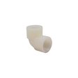 1-1/2" 90&#176 Elbow, Threaded, Natural, PVDF, Schedule 80