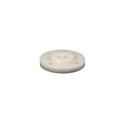 1-1/2" Blind Flange, One-Piece Solid Design, Flange End, Natural, PVDF, Schedule 80