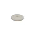 1/2" Flange, One-Piece Solid Design, Threaded, Natural, PVDF, Schedule 80