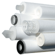 Graver Technologies Stratum A Series Filter Cartridge, 0.5 Micron, 20" Length, 222/Fin Single Open End with Silicone Seals