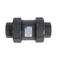 3/4" Hayward Series TC True Union Ball Check Valve, Socket & Threaded End Connections, PVC Body, FPM Seats and O-Rings, 235 psi @ 70 &#176F, Sure Block Design