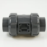 1-1/2"  PVC True Union Ball Valve - Actuation Ready - FP-ISO-TUBV-ST-015