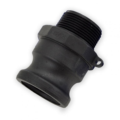 1-1/2" x 1-1/4" Flui-PRO PP Camlock Fitting - Male Camlock x MNPT (FP-PP-F-150/125)