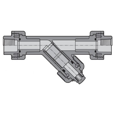 Clear PVC Industrial Y-Strainer