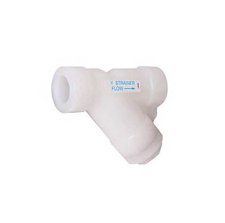 1" Hayward PVDF Y-Strainer w/ FPM O-Ring & Socket End Connections