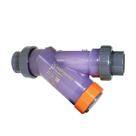 Hayward YSH Series Clear PVC Y-Strainer True Union Socket & Threaded