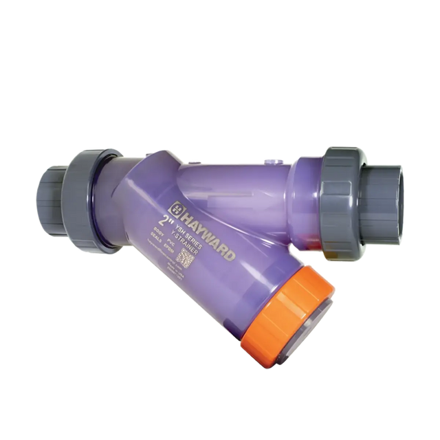 Hayward YSH Series Clear PVC Y-Strainer True Union Socket & Threaded