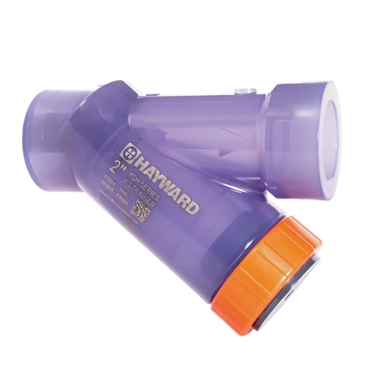 Hayward YSH Series Clear PVC Y-Strainer Integral Socket
