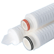 Graver Technologies ZTEC WB Series Filter Cartridge, 0.45 Micron, 20" Length, 222/Flat Single Open End with EPDM Seals