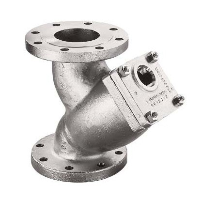 carbon steel y strainer with raised face flange ends